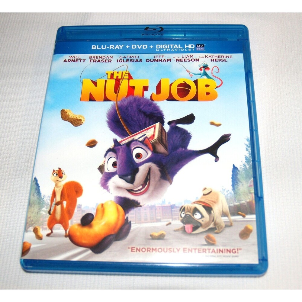 The Nut Job (Blu-ray/DVD, 2014, 2-Discs) Jeff Dunham, Gabriel Iglesias Bonuses